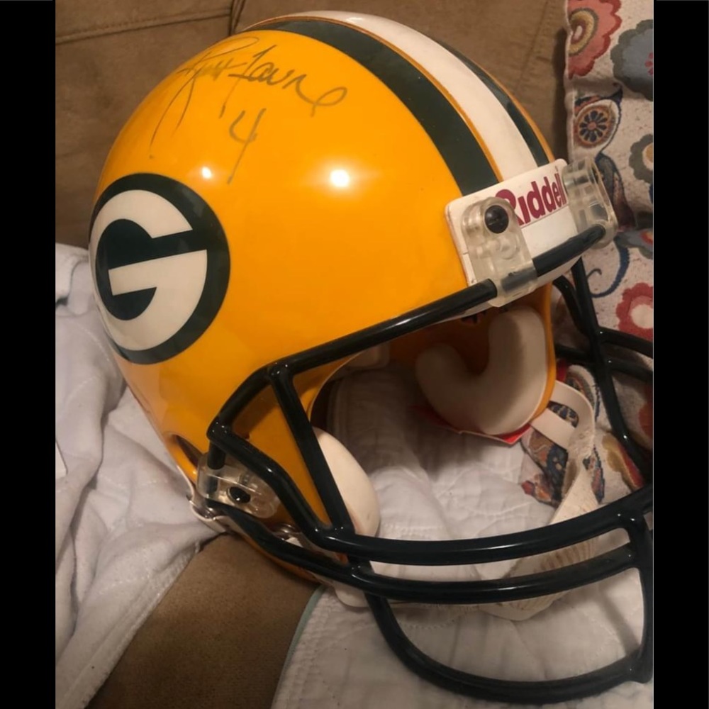 Brett Favre Green Bay Packer Signed Proline Helmet